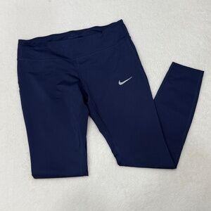 Nike Women's Navy Blue Leggings